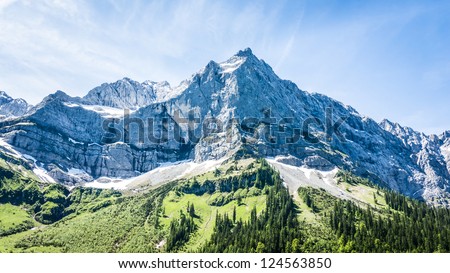 Karwendel Mountains In Summer - Austria