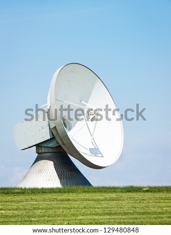 modern radio telescope - satellite dish