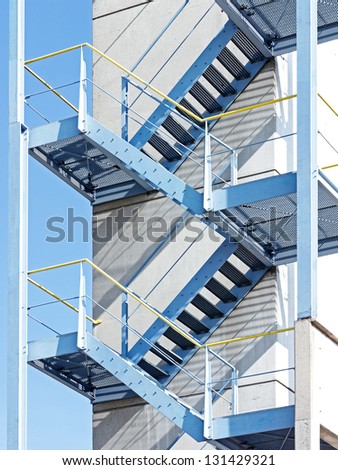 modern lookout tower - low angle view
