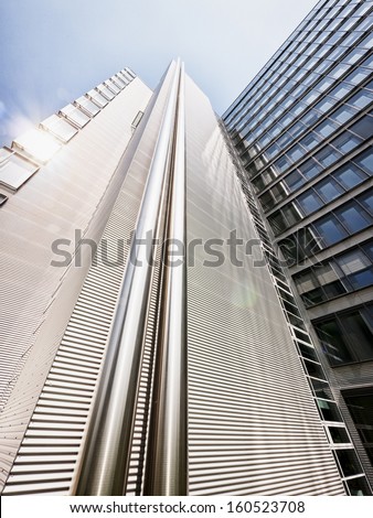 modern office tower - unusual angle