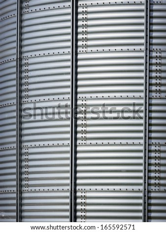 corrugated steel - nice background - photo