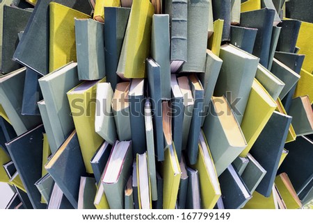 heap of blank books - chaos