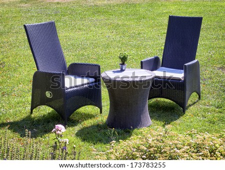 table for two at a park