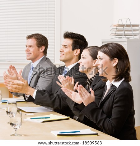 meeting in conference room