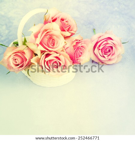 Bouquet of beautiful roses.