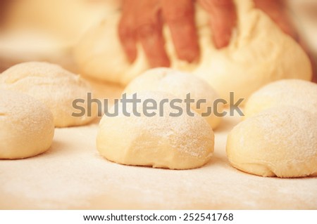 Making Bread.