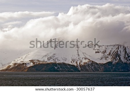 Coastal Mountain, Aleutian Islands, Near Dutch Harbor
