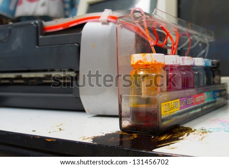 Mess refill ink jet