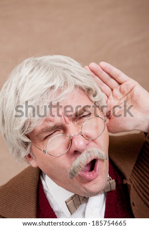 Hard Of Hearing Old Man
