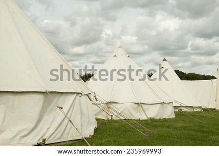 Old Style Military Tents