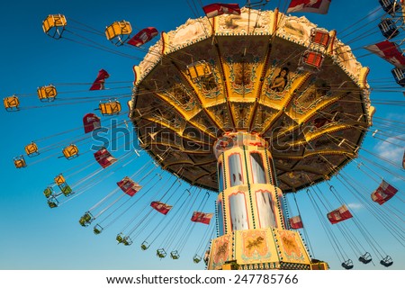 Carousel spinning