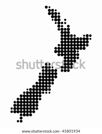 stock vector : Map of New