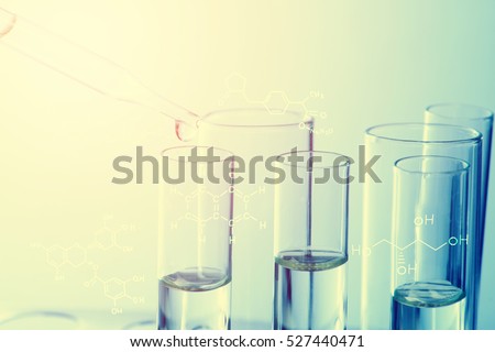 science laboratory test tubes,science background