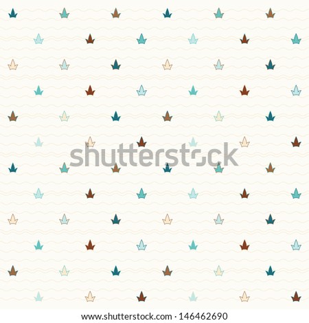 Simple  background with crowns. Raster copy of the vector.