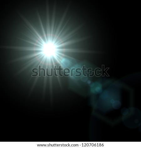 Light flare special effect vector illustration Light flare special effect vector illustration
