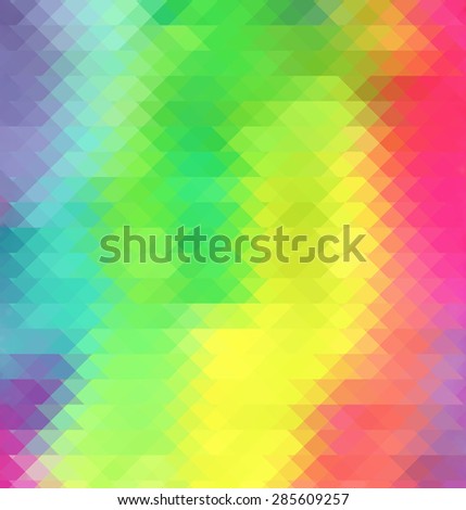 Retro background, pattern rhombs, transition bright colors.Backdrop of geometric shape