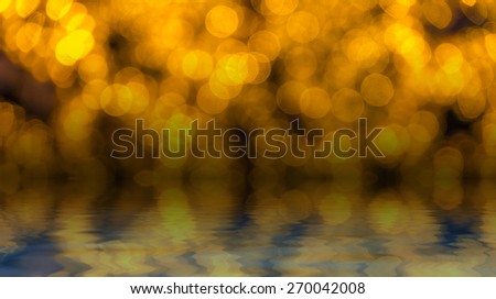 Abstract circular bokeh background of LED bulblight