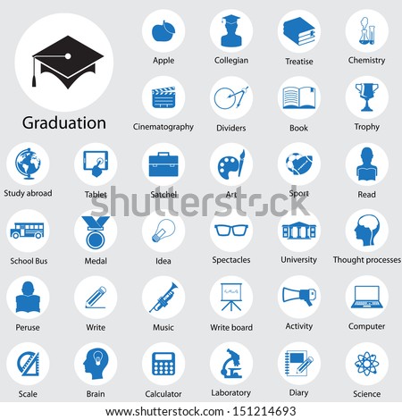 Education Icons Set