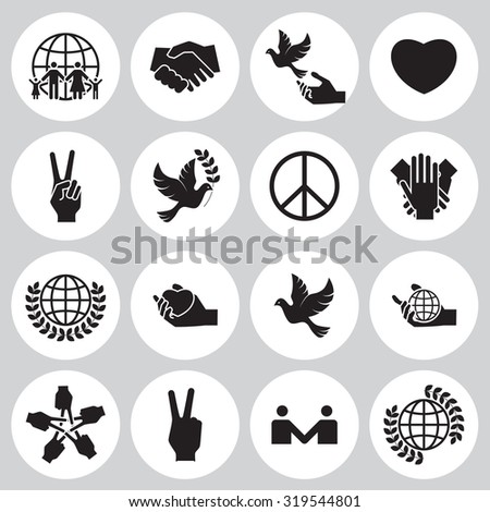 Peace Icon Stock Vector Illustration 319544801 : Shutterstock