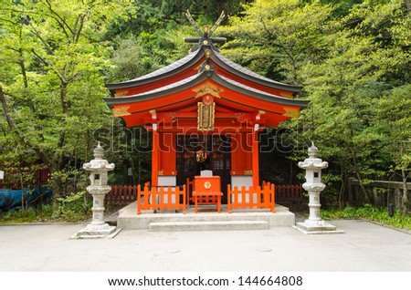 Japanese temple is a shrine honoring Japanese people.