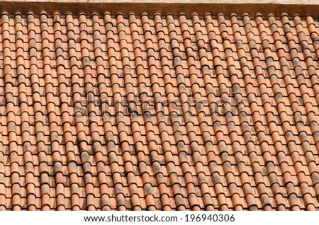View of tile roofs house