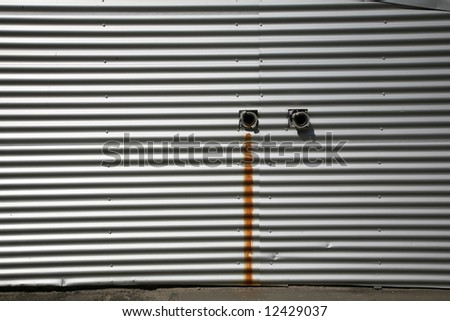 Abstract metal texture with horizontal horizontal lines