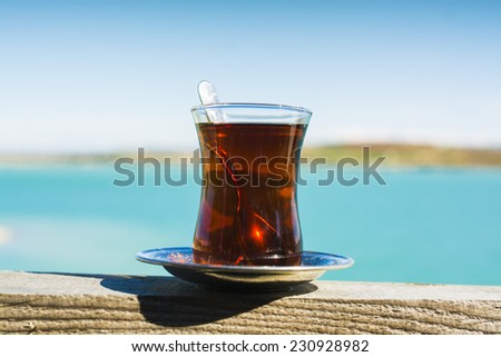 Turkish Tea in glass