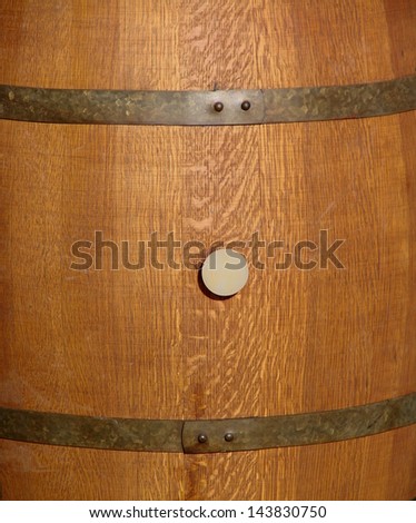 Barrel of wood