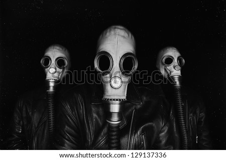 Gas mask characters