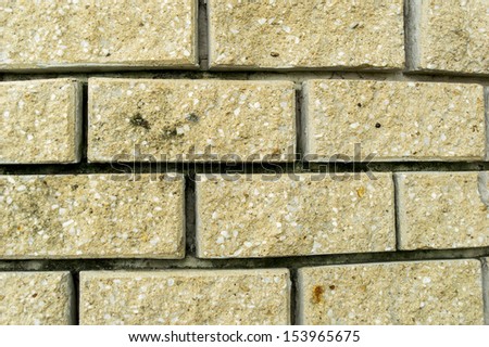 close-up brick wall texture.