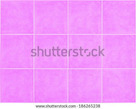 purple square Tile glossy mosaic Earthenware material in bathroom  background