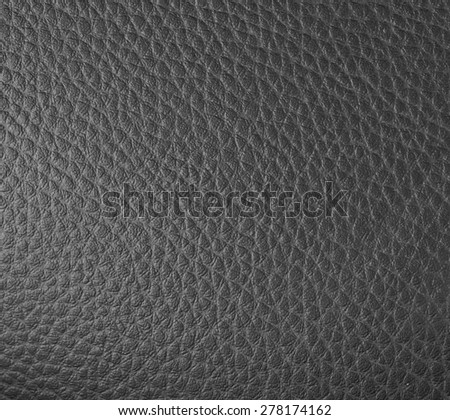 smooth texture painted black leather close up