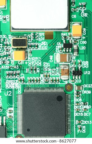 the plate with the electronics