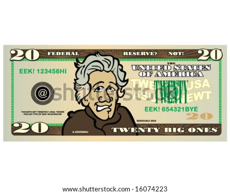 funny money. funny money 20 dollar bill