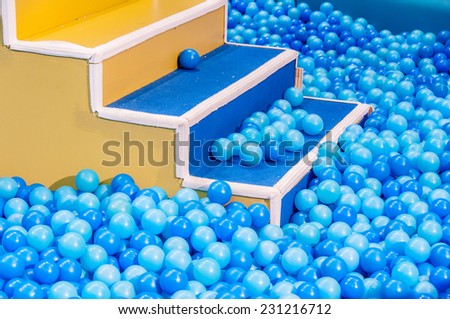 blue balls for kids playground kids play park