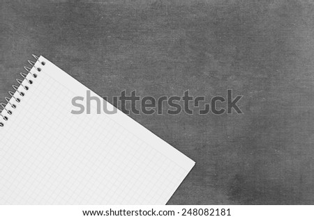 Spiral sketch pad and graphite pencils template image. Good copy space.  Back to school, homework, hand drawing artist concept Stock Photo - Alamy