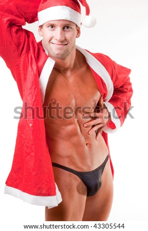 Feliz Navidad Stock-photo-muscular-santa-claus-flexing-his-muscles-43305544