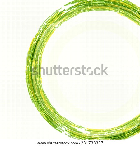 Abstract background with green and yellow elements. For cover book, brochure, flyer, poster, magazine, booklet, leaflet, cd cover design,  mobile app, annual report template
