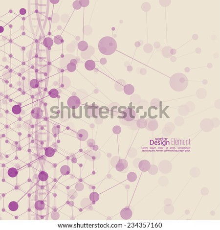 Abstract background with DNA strand molecule structure genetic and chemical compounds Abstract background with DNA strand molecule structure genetic and chemical compounds