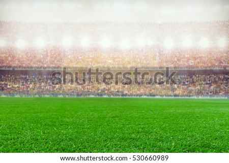 soccer or rugby stadium background
