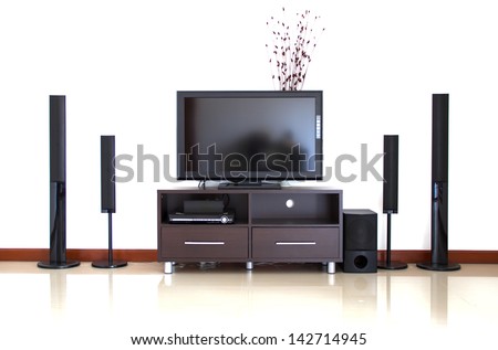 Home Theater And The White Wall