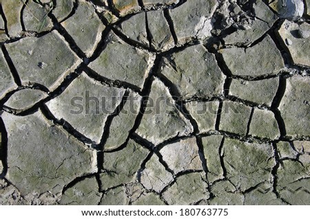 background of cracked soil as it dries out in a drought