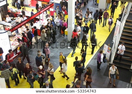 TURIN, ITALY - MAY 18: International Book Fair (Salone Internazionale del Libro), may 18 2010 in Turin, Italy