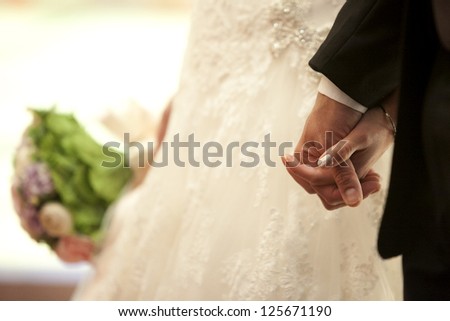 Couple holding hands Couple holding hands