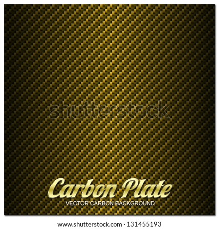 Gold Carbon Fiber Vector Background - 131455193 : Shutterstock