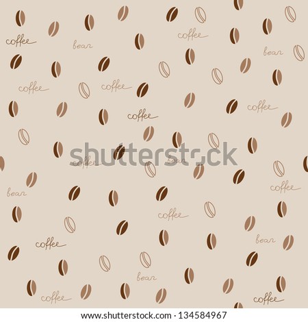 coffee pattern seamless