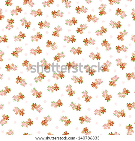 small flowers seamless pattern
