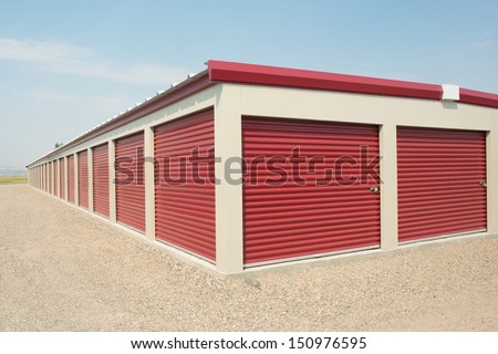 Storage unit at a storage facility.