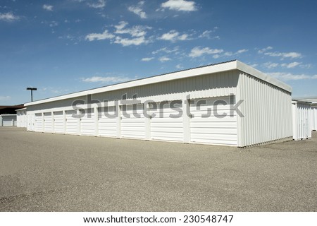 Storage units at a local storage rental company.