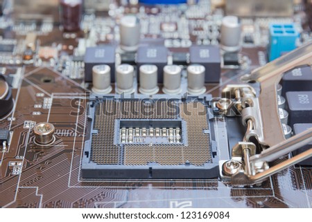 Mainboard - electronics, circuits, chips
